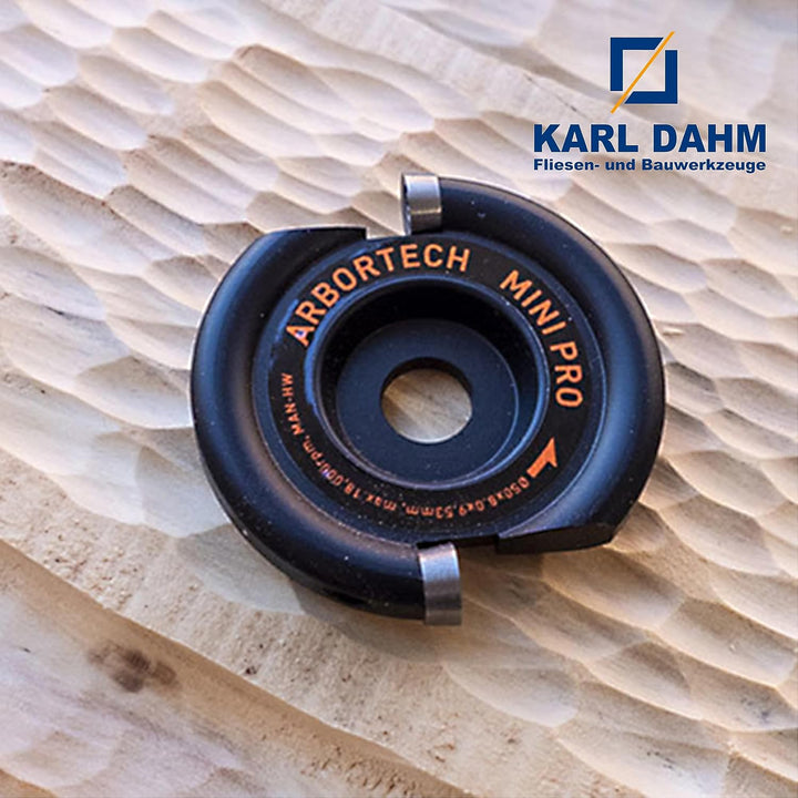 Die Karl Dahm Mini Pro Holz-Frässcheibe Ø 50 mm, Art.-Nr. 50779, Präzises Fräsen und Bearbeiten von