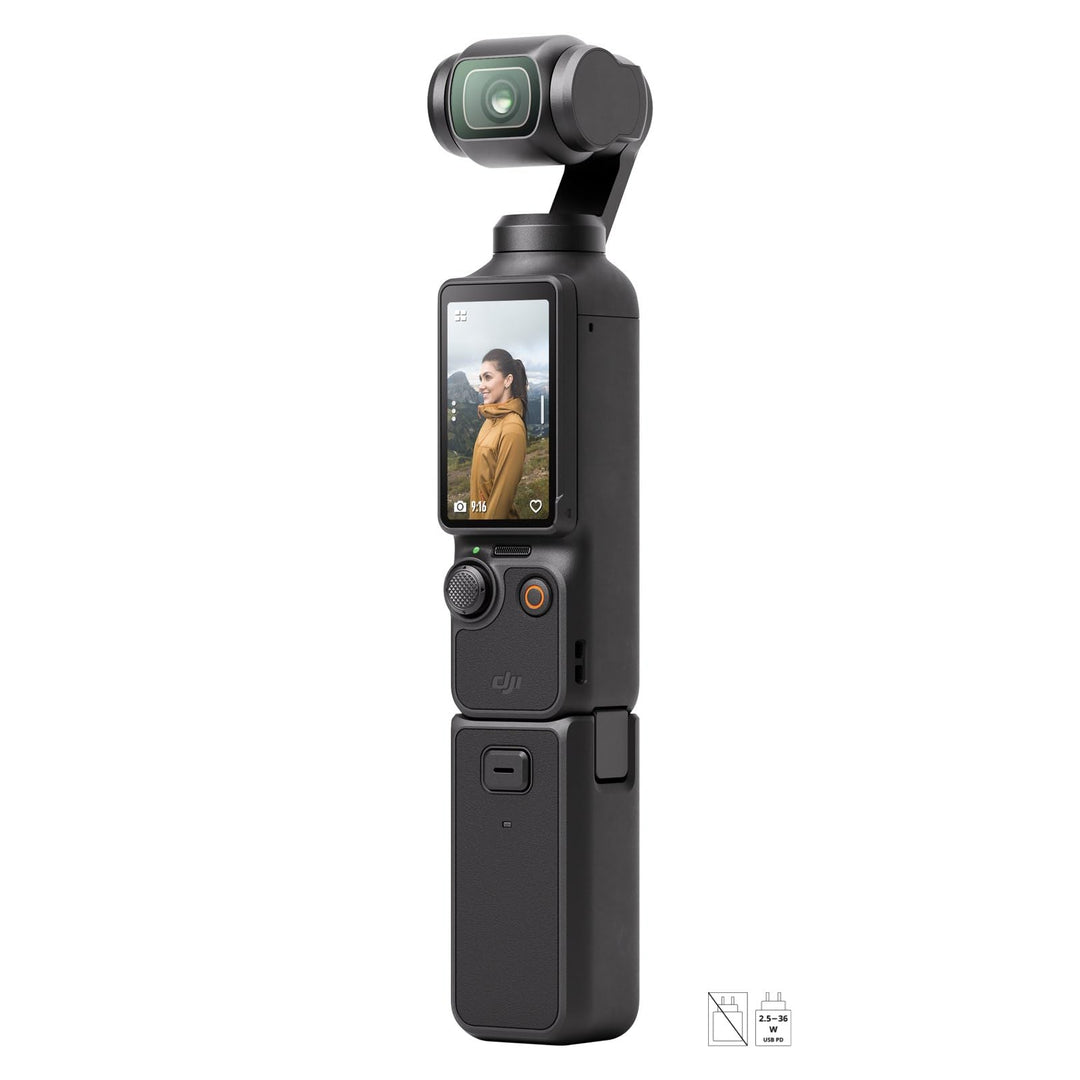 DJI Osmo Pocket 3 Power Expansion Combo, vlog kamera 4K mit Akkugriff für über 4h Aufnahmedauer, 1-Z