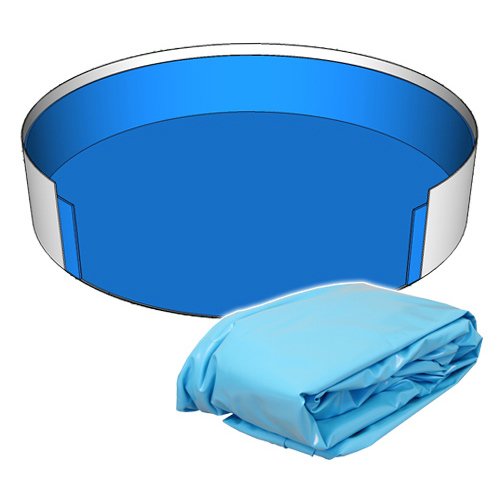 Poolfolie Innenhülle Rundpool 460 x 90 cm - 0,225 mm blau Rundbecken