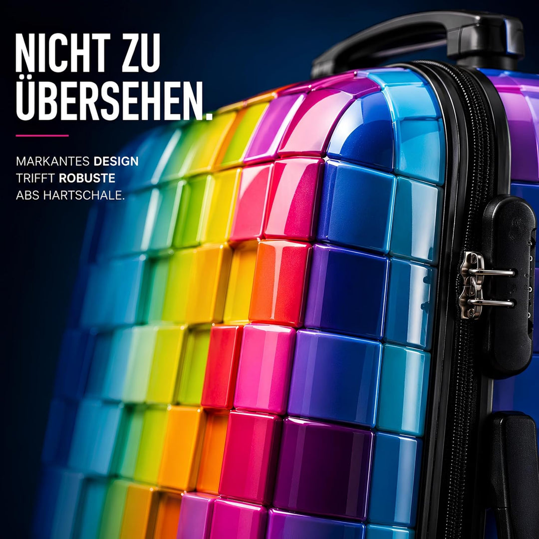 NOWI Handgepäck Koffer 55x40x20cm - passend für Ryanair, Lufthansa, Eurowings und co. I 36L Handgepä