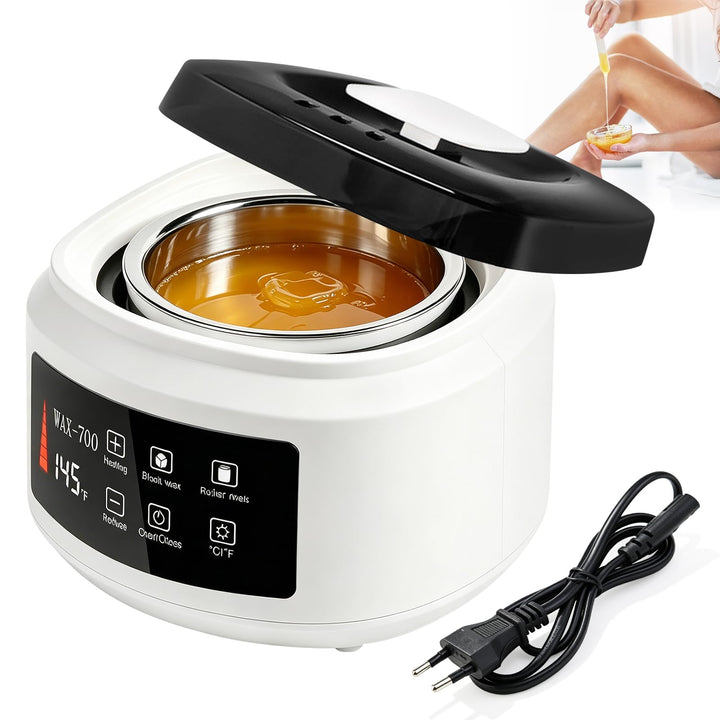 Wachswärmer, 500 Ml Wachsschmelzmaschine, 100w Automatische Temperaturregelung Warmwachs Haarentfern