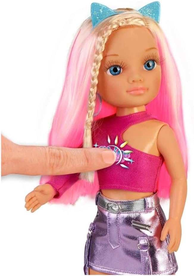 Nancy - Hair Colour Change, Haarspiel Puppe mit Haaren die ihre Farbe bis zu 7 Tönen ändern können,