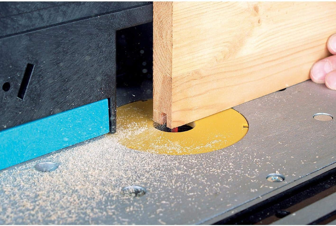 Wolfcraft 8753000 1x Sortiment HM Nutfräser in Holzbox, 5-teilig