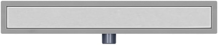 Duschrinne 80 cm, Duo-Rost – befliesbar oder mit Edelstahlabdeckung, Edelstahl AISI 304, Siphon Ø50,