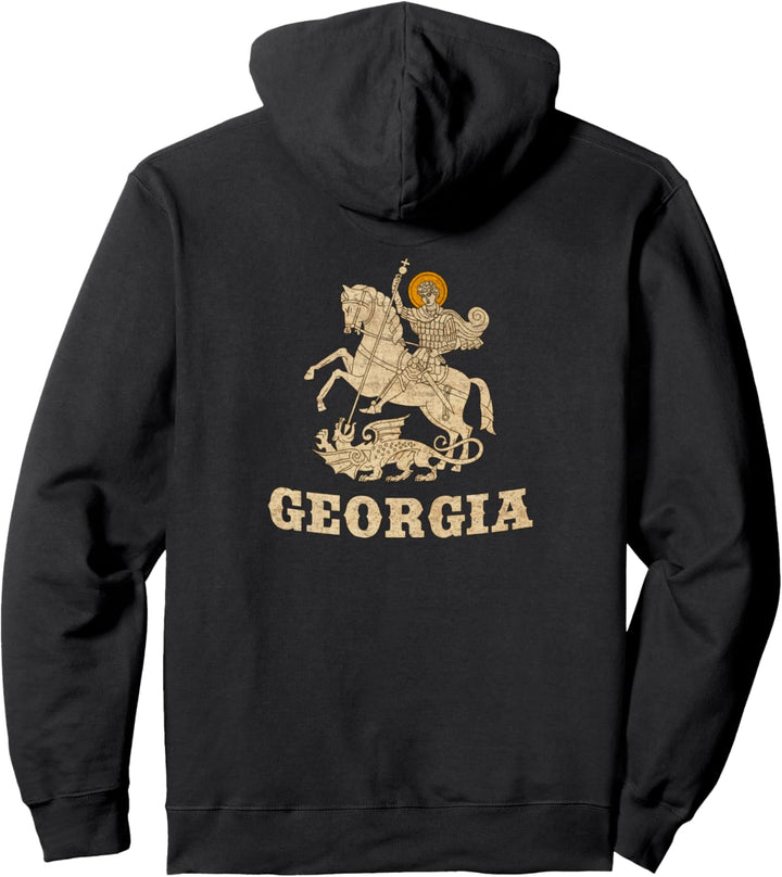 Georgisches patriotisches Geschenk. Pullover Hoodie