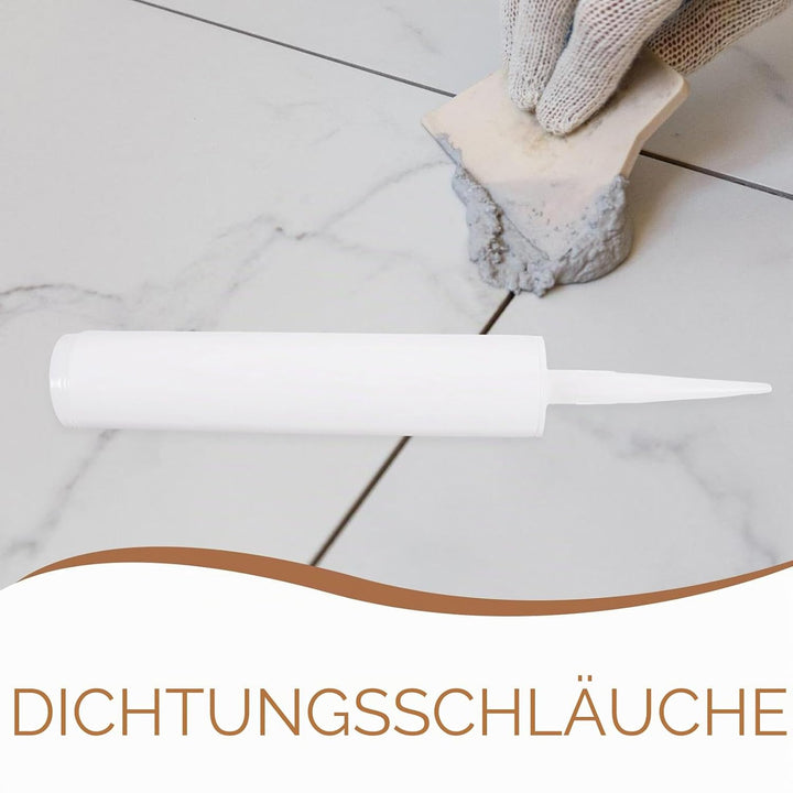 iplusmile 4 Stück Leere Kesselrohre Aus Kunststoff Nachfüllbare Dichtmittel-Tuben Für Silikon Versie