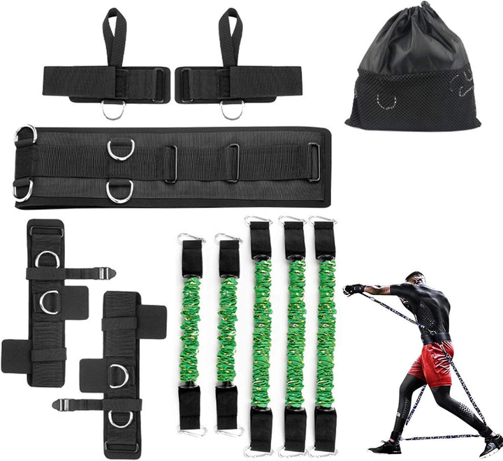 Sfeexun Boxen Expander Resistance Bands Set: Boxing Gummibänder Expander Fitness Band Gummibänder Fi