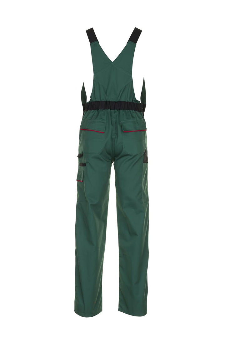 Planam Highline Herren Latzhose grün schwarz rot Modell 2335 Grösse 110 grün/schwarz/rot 110, grün/s