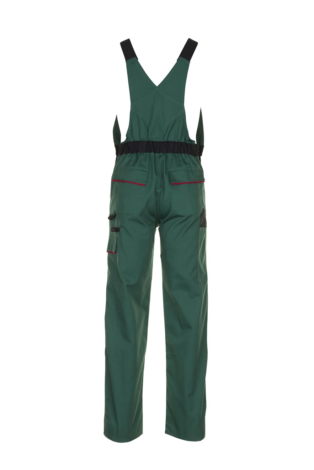 Planam Highline Herren Latzhose grün schwarz rot Modell 2335 Grösse 27 grün/schwarz/rot 27, grün/sch