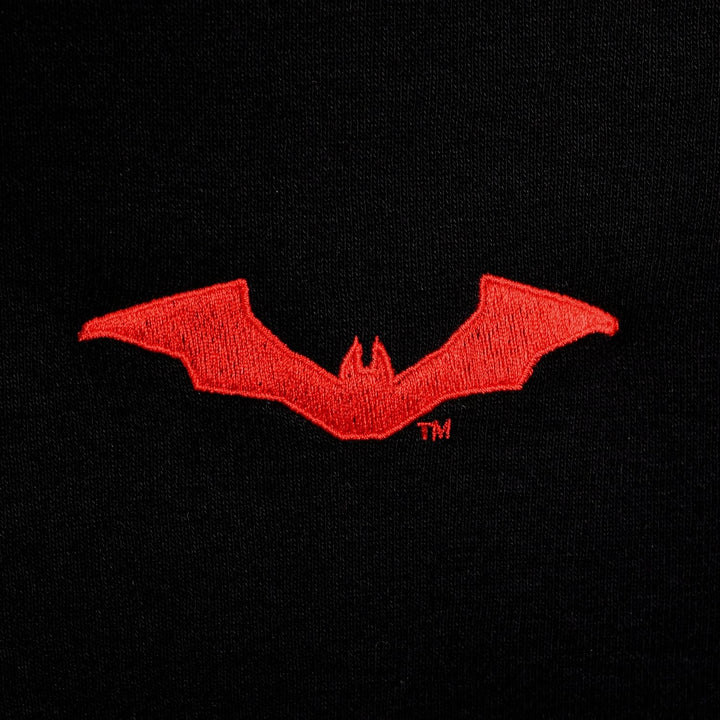 Elbenwald The Batman Hoodie Verschiedene Designs mit Front- und Rückenprint Herren Damen Baumwolle S
