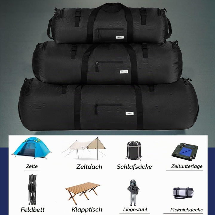 Arxus Sporttasche 90L 50L 30L Gross Reisetasche Faltbare Gepäck Tasche Damen Herren Weekender Schwim