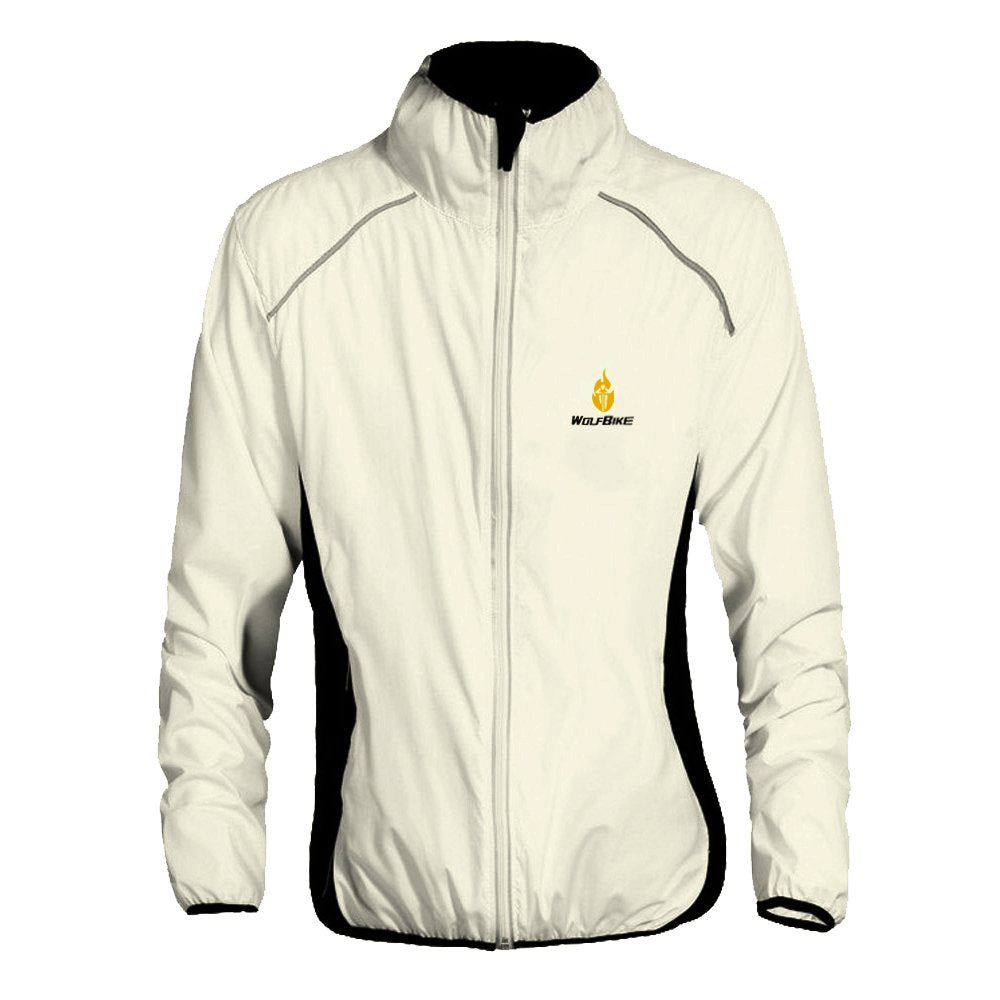 WOSAWE Herren-Fahrradjacke Winddichte wasserdichte MTB Mountainbike Jacket Für Radfahren, Joggen &amp; W