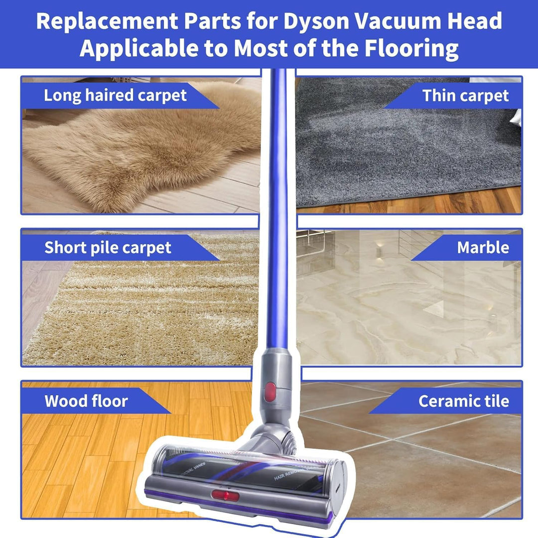 Torque Drive Bürste für Dyson V11 V15 V10 V8 V7 Bürste Anti-Tangle Einstellbare Saugkraft Elektrisch