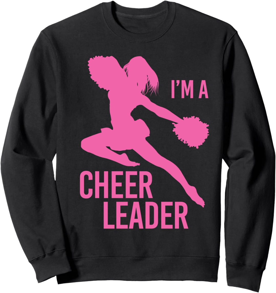 Im A Cheerleader Pink Cheerleading Sweatshirt