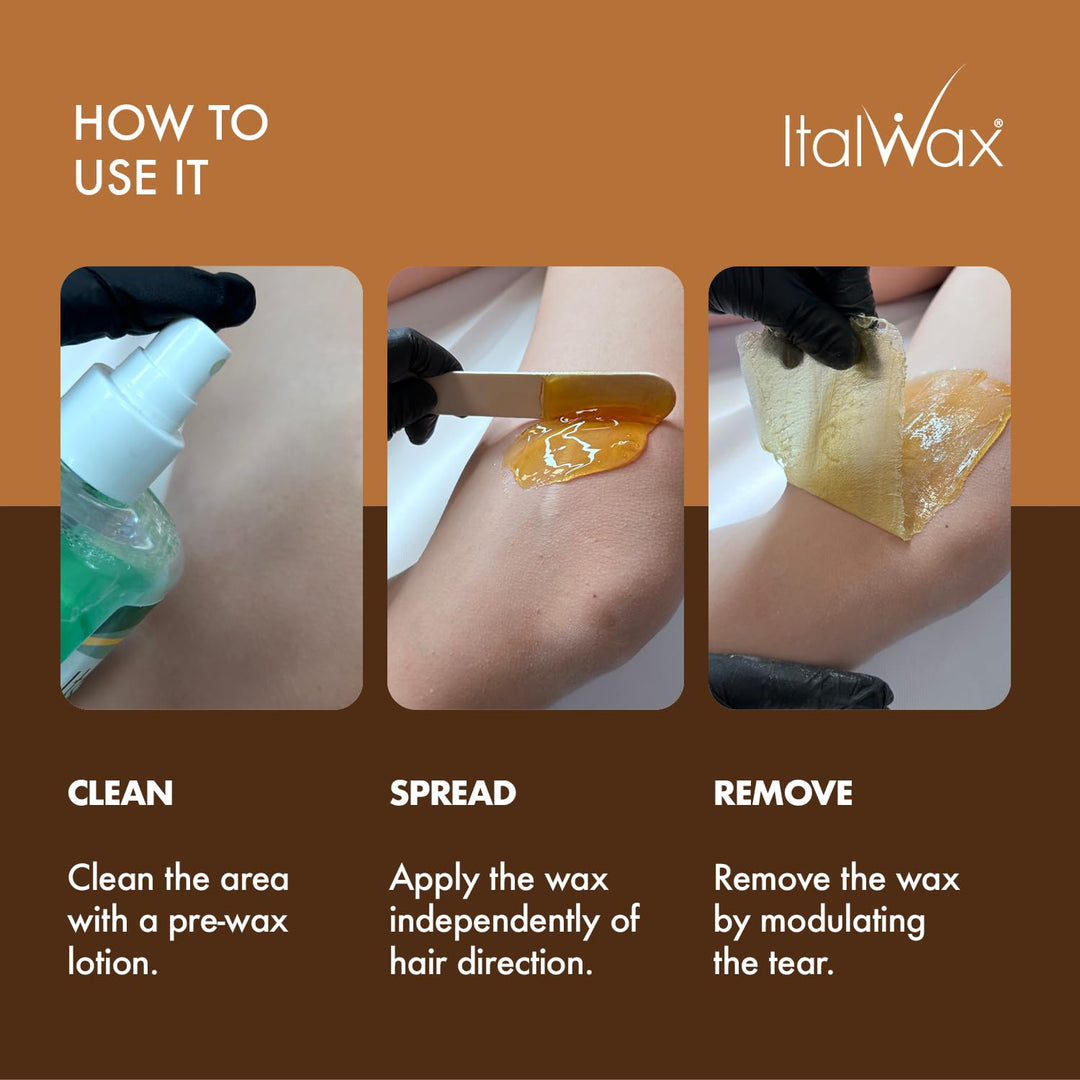 Italwax Natural – 1Kg - Waxing Perlen für Haarentfernung - Natürliche Formulierung für alle Hauttype
