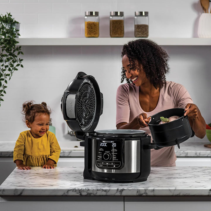 NINJA 4116SN400UKE Foodi Cook & Crisp Korb, 7,5 l, keramik, Schwarz