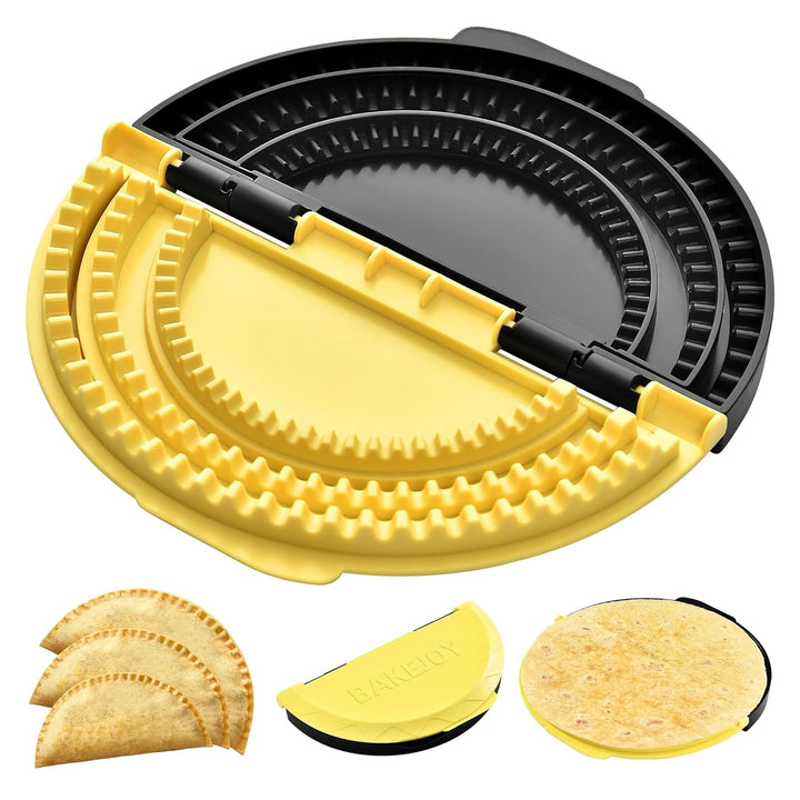 3-in-1 Tortilla Presse, Abnehmbare 15,2–20,3–25,4cm Tortilla Sealer, Quesadilla-Maker, Versiegelung,