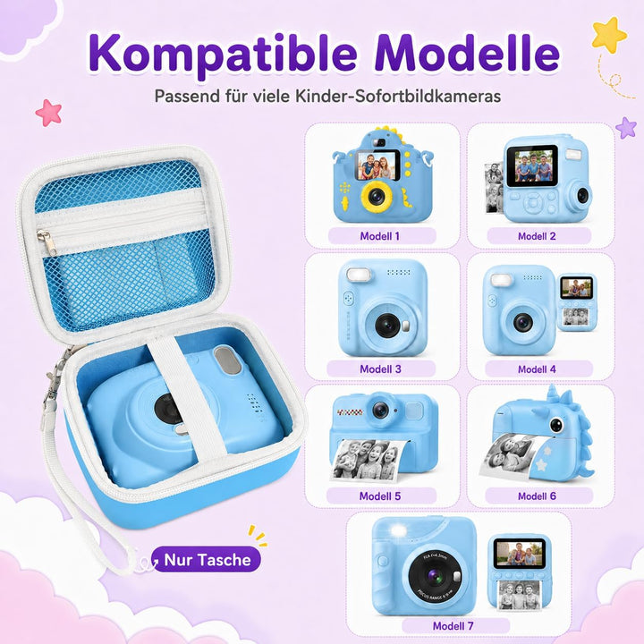 PAIYULE Kinder Kamera Tasche für CalineGam für HiMont für GREENKINDER für Hangrui Kinderkamera Sofor