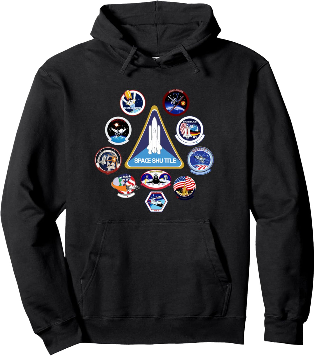 NASA Challenger Space Shuttle Missionen Pullover Hoodie