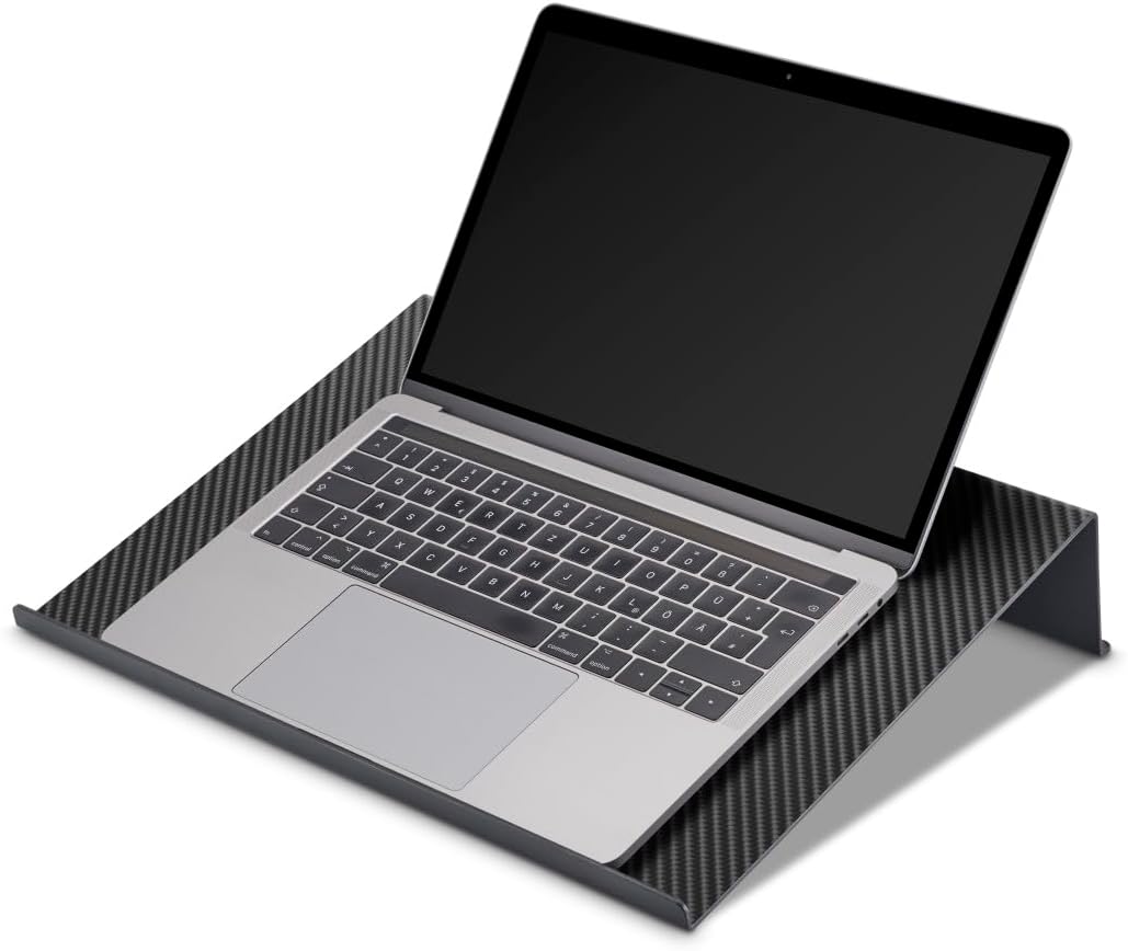 Hama Laptop-Stand "Carbon", bis 47 cm (18,4"), Carbonoptik, Schwarz