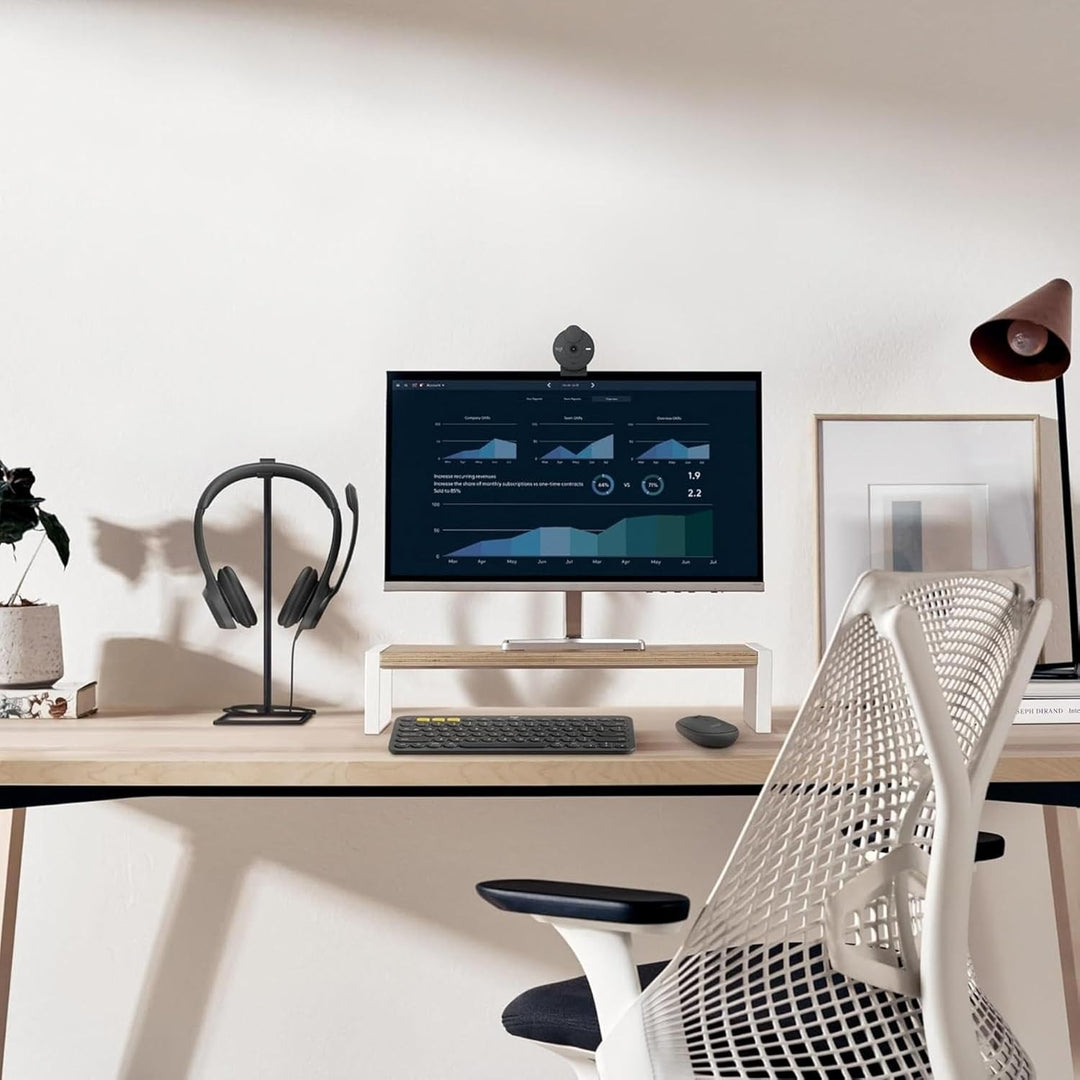 Logitech H390 Kopfhörer mit Mikrofon, Stereo-Headset, Mikrofon mit Rauschunterdrückung, Integrierte
