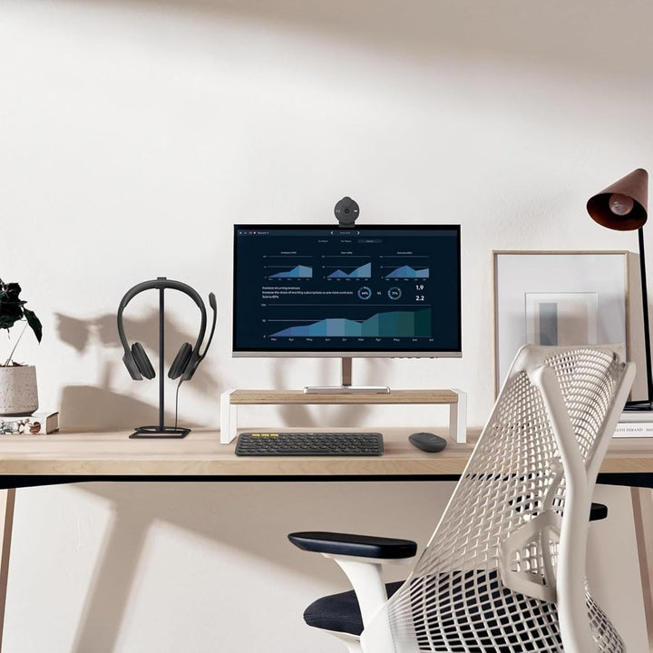 Logitech H390 Kopfhörer mit Mikrofon, Stereo-Headset, Mikrofon mit Rauschunterdrückung, Integrierte