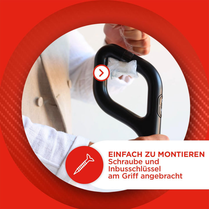 Polti Rollysteam WD20 WDEU0004, Bodenwischer mit Dampffunktion, Schwarz