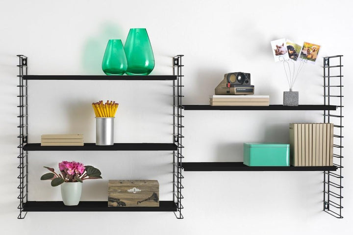 Tomado ESTANTERIA 3 PISOS Negro, Detailed in The Description, 70x21x68 cm