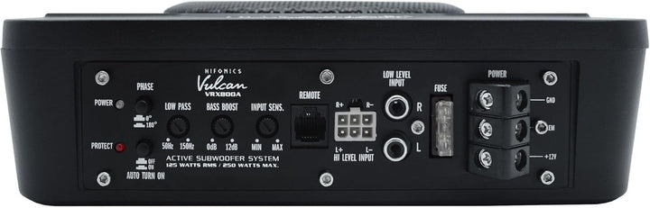 Hifonics VRX800A | 20 cm Aktiv-Untersitz Subwoofer mit 250 Watt max.