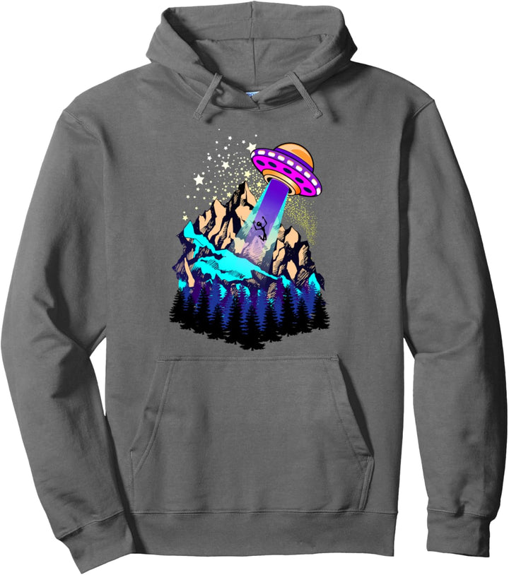 Alien Entführung Geschenk Ausserirdische Künstlerische UFO Pullover Hoodie
