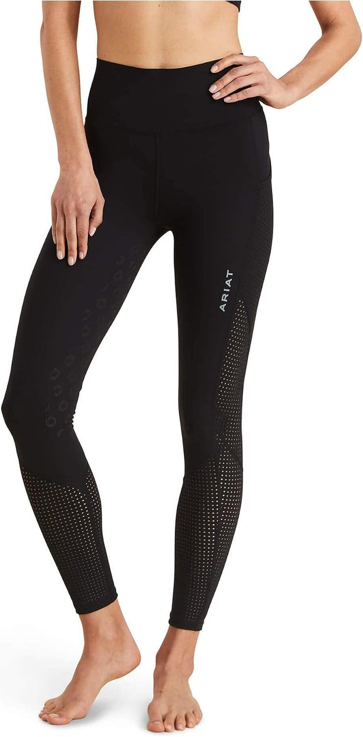 ARIAT 2023 Breathe EOS Half Grip Damenstrumpfhose Aus Recycelten Materialien 10043401 - Schwarz, Sch