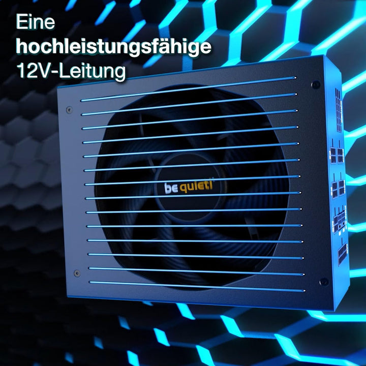 be quiet! Straight Power 12 1200W, ATX 3.0, 80 Plus Platinum, nahezu unhörbarer Silent Wings Lüfter,