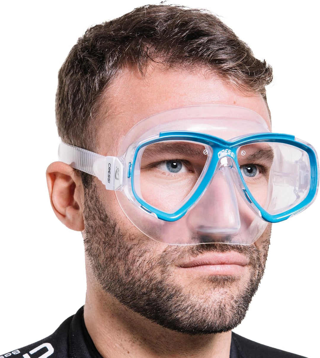 Cressi Perla - Unisex Erwachsene Schnorchelmaske oder Schnorchelset Perla Maske + Schnorchel Mexico,