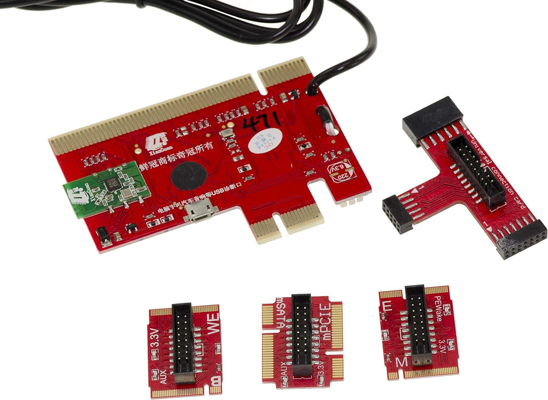 KALEA-INFORMATIQUE Hauptplatine Testgerät für PC und Laptop. Mit PCI PCIe LPC und EC DEBUG Port