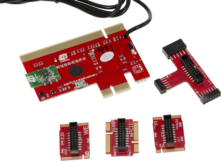 KALEA-INFORMATIQUE Hauptplatine Testgerät für PC und Laptop. Mit PCI PCIe LPC und EC DEBUG Port