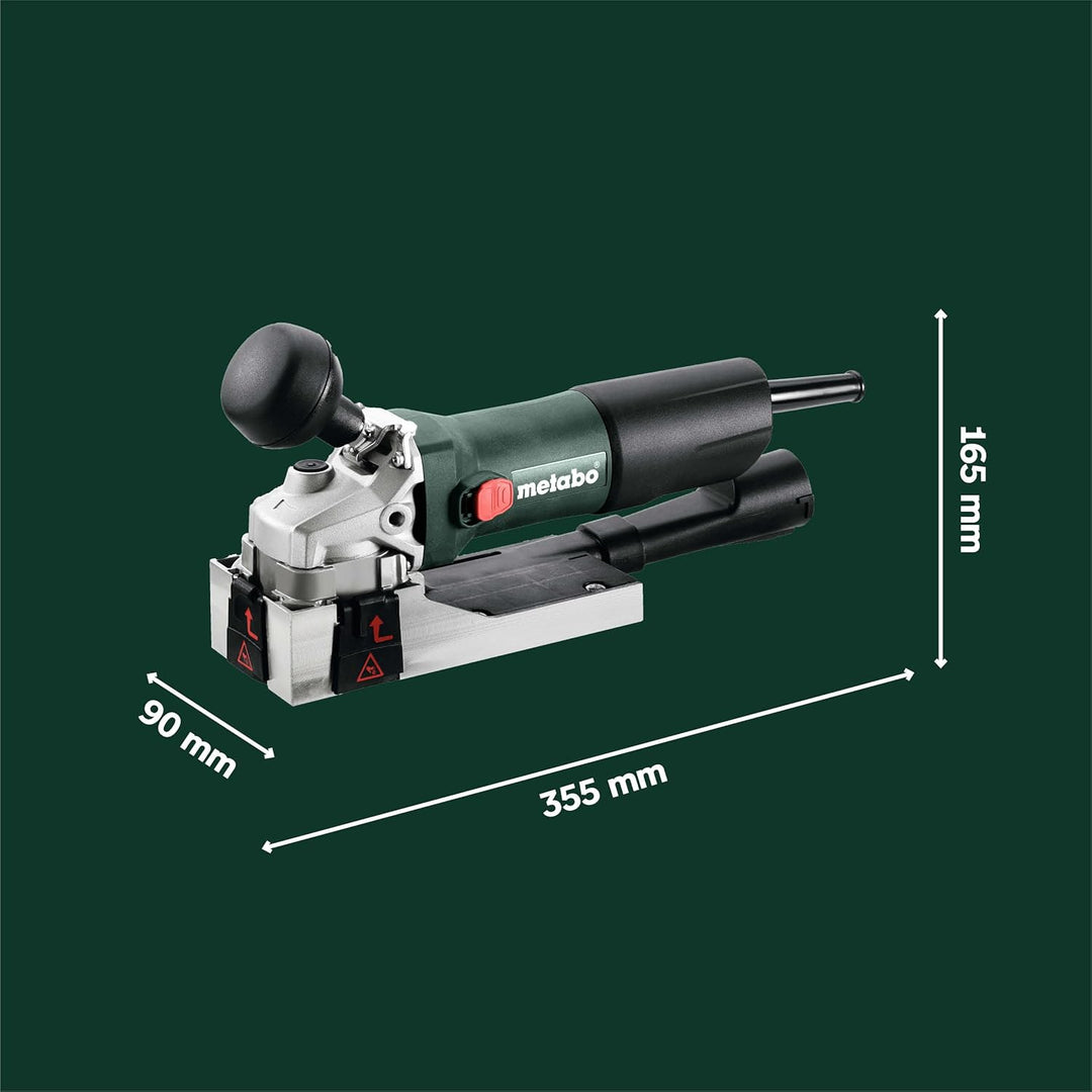 Metabo Lackfräse LF 850 S, zum Bearbeiten von unbehandeltem Holz, mit Metabox, Stufenlose Einstellun