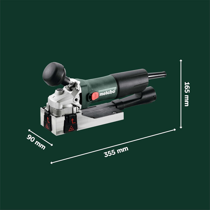 Metabo Lackfräse LF 850 S, zum Bearbeiten von unbehandeltem Holz, mit Metabox, Stufenlose Einstellun