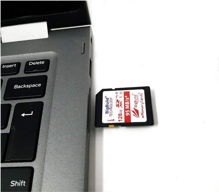 BigBuild Technology 128GB UHS-I U3 95MB/s Speicherkarte für Sony Alpha 68, 68K, A5000, A5100, A68, A