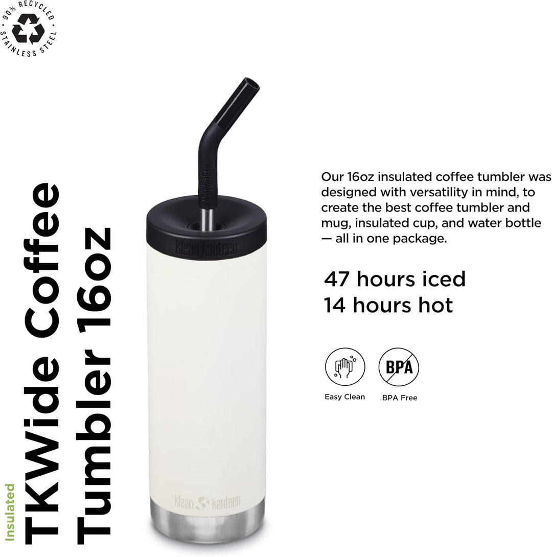Klean Kanteen Herren tkwide Vi Trinkflasche 1 EA Tofu, 1 EA Tofu