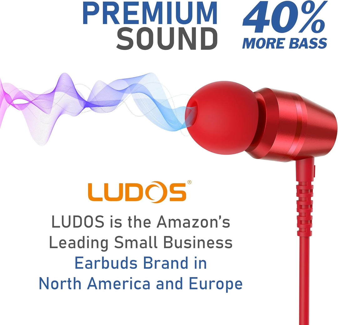 LUDOS OMNITONE USB C Kopfhörer, 5 Jahre Garantie für iPhone 16 15 Pro Max Plus Samsung Galaxy S24 S2