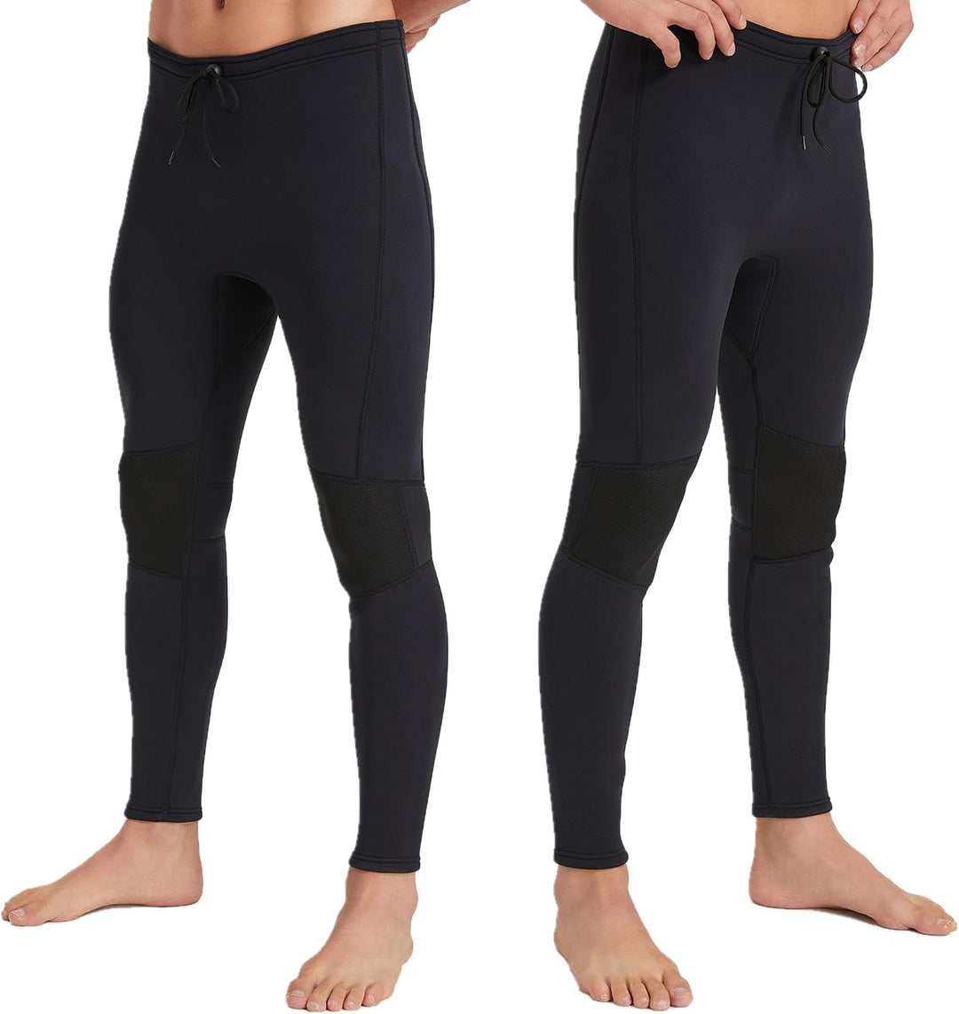 ZCCO Herren und Damen Neoprenhose, 1,5mm/3mmLange Neoprenhose, Tauchhose zum Surfen, Kajakfahren, Sc
