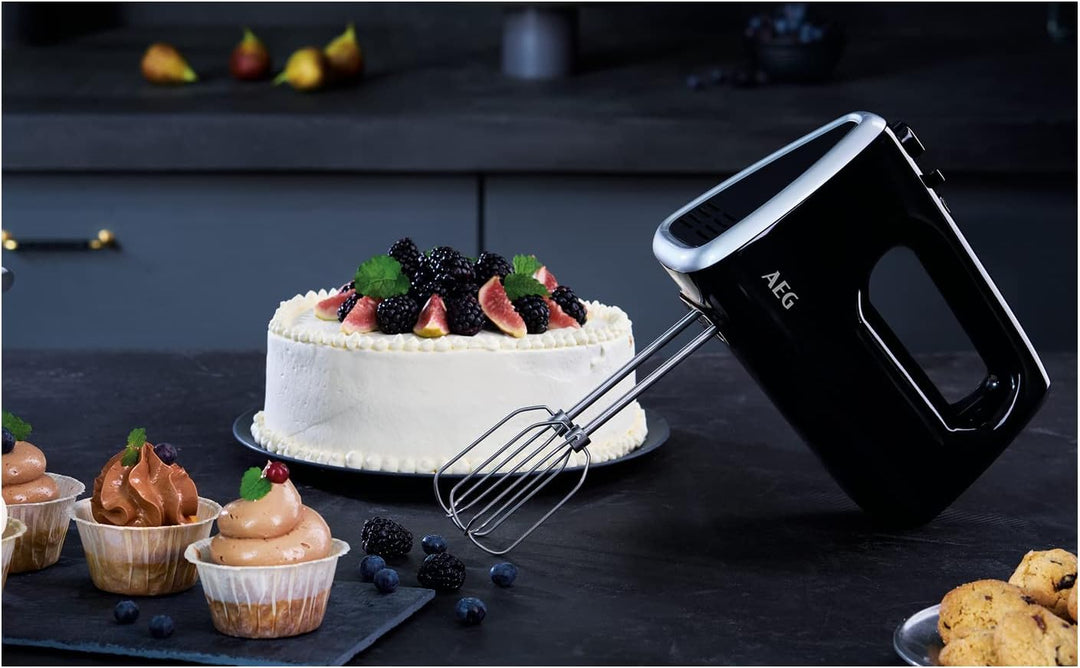 AEG HM3310 Handmixer, Power-Motor, 5 Stufen, Rührgerät, Rührbesen aus Edelstahl für optimale Schlag