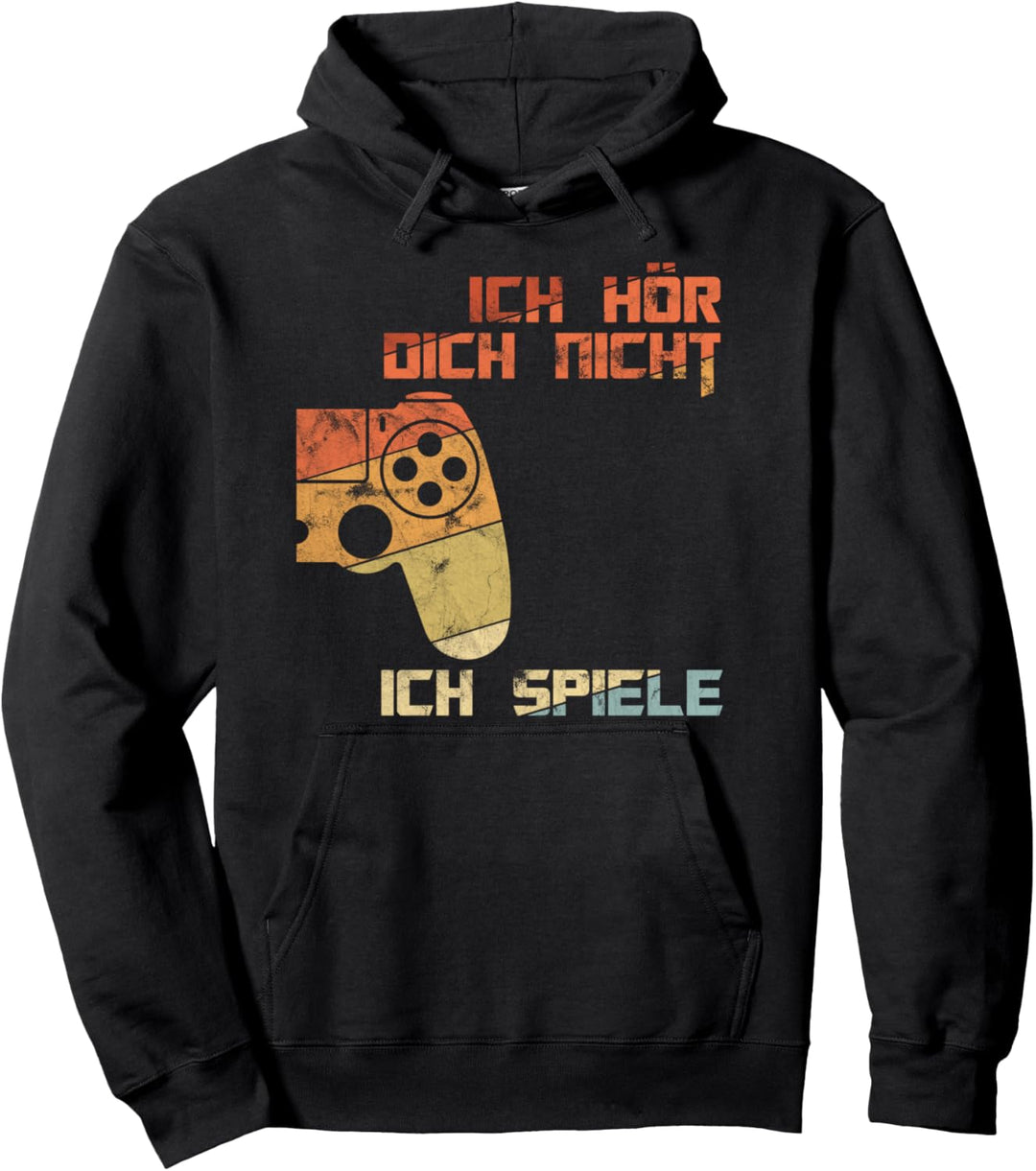 Ich Hör Dich Nicht Ich Spiele Gaming Geschenke Gamer Pullover Hoodie