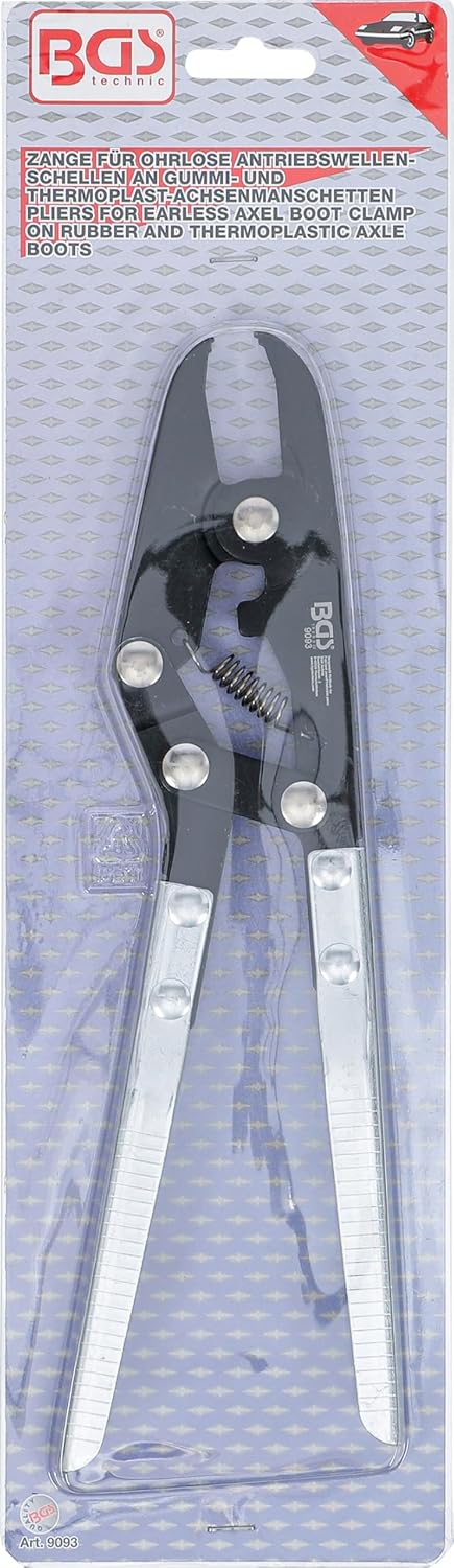 BGS 9093 | Ohrlos-Antriebswellenschellen-Zange | 260 mm