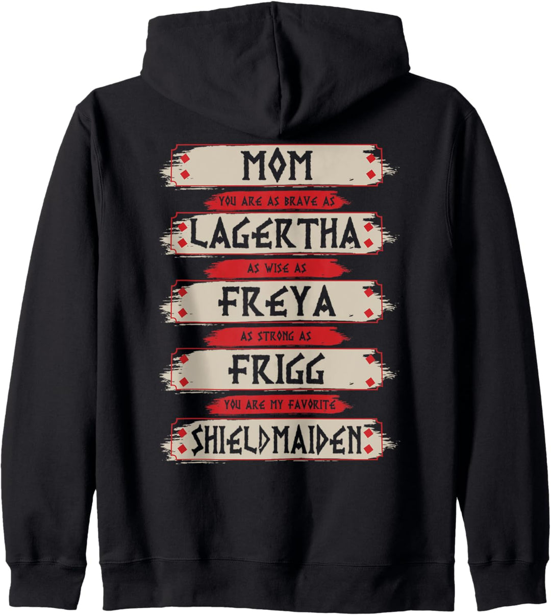 Mama Du bist meine Lieblings Schildmaid - Wikinger Mama Kapuzenjacke