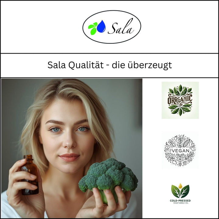 Sala Brokkolisamenöl kaltgepresst BIO 100 ml Taschenflasche Brokkolisamenöl kaltgepresst bio 100 ml