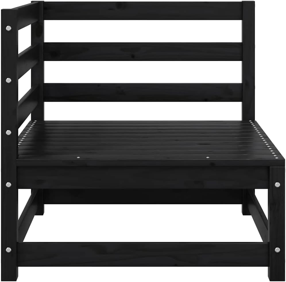 vidaXL Garten Ecksofa mit Kissen, Modular Gartenmöbel, Sofa Lounge Sessel für Garten Terrasse Balkon