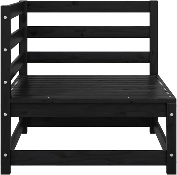 vidaXL Garten Ecksofa mit Kissen, Modular Gartenmöbel, Sofa Lounge Sessel für Garten Terrasse Balkon