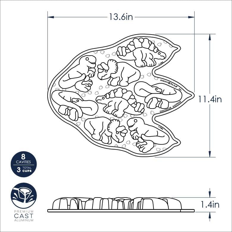 Nordic Ware Backform " Dinosaurier "