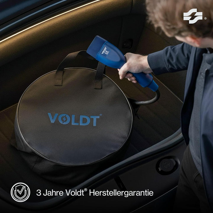 VOLDT Typ 2 Ladekabel 11 kW 16A, 3-phasig für EV Elektroautos PHEV, Typ 2 zu typ 2 Modus 3 Ladekabel